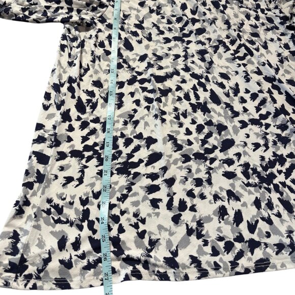 Leota exclusively for Dia & Co Dia short sleeve tunic top Snow Leopard 2XL NWT - Picture 10 of 10